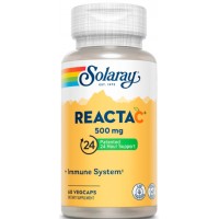 Витамин С Solaray Reacta-C & Bioflavonoids 500 mg, 60 растительных капсул