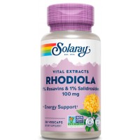Экстракт корня родиолы розовой Rhodiola Root Extract 100 mg, 30 растительных капсул
