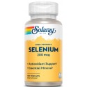 Селен Solaray Selenium 200 mcg, 100 растительных капсул