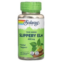 Кора вяза Slippery Elm Bark 400 mg, 100 растительных капсул