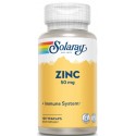 Цинк Solaray Zinc 50 mg, 100 растительных капсул