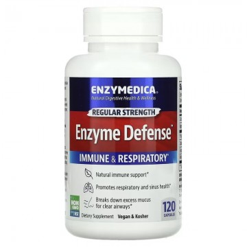Enzyme Defense (протеолитические ферменты) 120 растительных капсул ENZYMEDICA