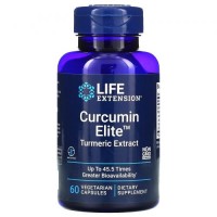 Curcumin Elite, Turmeric Extract (куркумин, куркума), 60 растительных капсул Life Extension