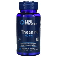 L-теанин Life Extension L-Theanine 100 mg, 60 растительных капсул