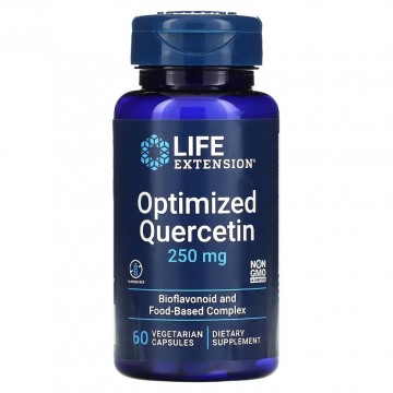 Рутин / Кверцетин Life Extension Optimized Quercetin 250 mg, 60 растительных капсул Life Extension