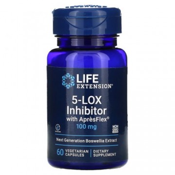 Экстракт босвеллии Life Extension 5-LOX Inhibitor with ApresFlex 100 мг, 60 растительных капсул