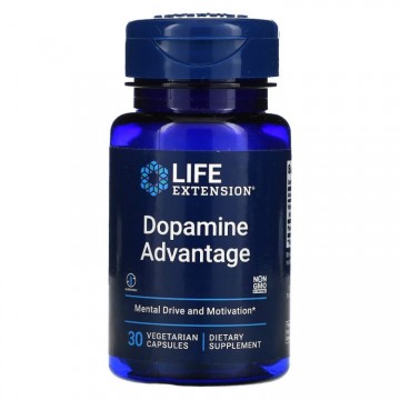 Life Extension Dopamine Advantage (витамин B12, феллодендрон), 30 растительных капсул