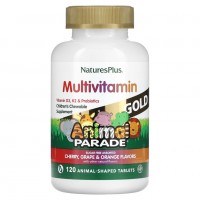 Multivitamin Animal Parade Gold (мультивитамины для детей) 60 жевательных таблеток Natures Plus