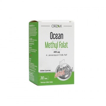 OCEAN METHYL FOLATE (фолиевая кислота), 30 таблеток, ORZAX