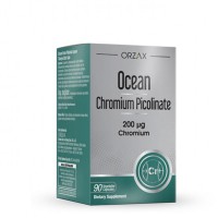Ocean chromium picolinate 200 мкг (пиколинат хрома), 90 капсул, ORZAX