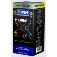 Жиросжигатель USN Phedracut Lipo X Black 80 капсул