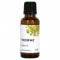 Витамин Д Thorne Vitamin D, 1 жидкая унция (30 мл)