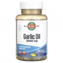 Garlic oil (масло чеснока) 2000mg 250 гелевых капсул KAL