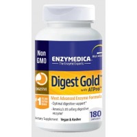 Digest Gold with ATPro (пищеварительные ферменты, энзимы) 180 растительных капсул ENZYMEDICA