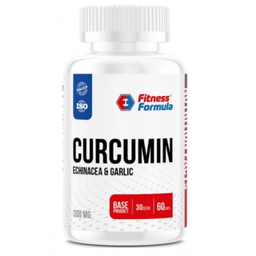 Curcumin Echinacea Garlic (куркума, эхинацея, чеснок, антиоксидант) 60 капсул Fitness Formula