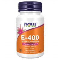 E-400 MIXED TOC 50 гел. капс. NOW Foods