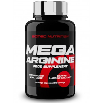 Mega Arginine (аргинин) 90 капсул Scitec Nutrition