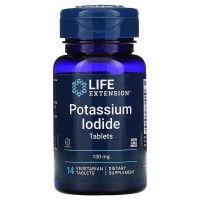 Potassium Iodide Tablets 130 мг (йодид калия) 14 табл Life Extension