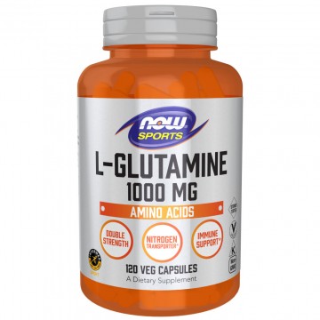 L-Glutamine 1000 mg (глютамин) 120 капсул NOW