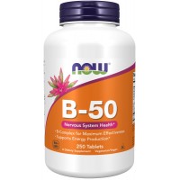 B-50 (витамины B) 250 табл. NOW Foods