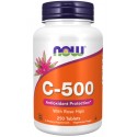 Vitamin C-500 with rose hips NOW (витамин C, шиповник) 250 таблеток NOW Foods