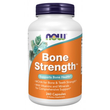 BONE STRENGTH (поддержка суставов и связок, глюкозамин, хондроитин) 240 капсул NOW