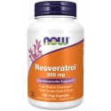 Natural Resveratrol 200 мг (ресвератрол) 120 растительных капсул NOW Foods