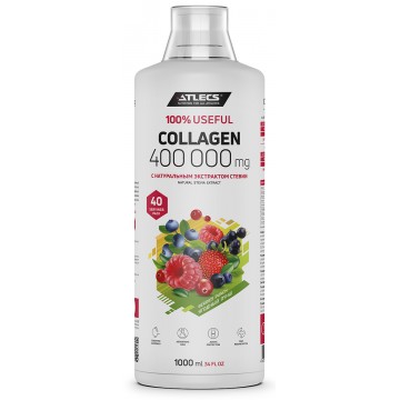 Collagen 400000 (гидролизат коллагена) 1000мл Atlecs