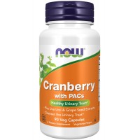 Cranberry with PACs (экстракт клюквы) 90 капсул Now Foods