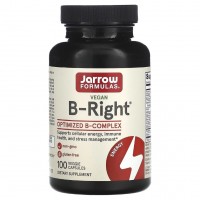 B-Right (витамины B) 100 вегетарианских капсул Jarrow Formulas