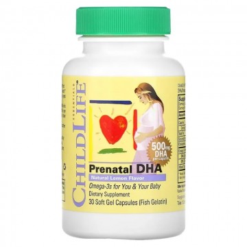 Prenatal DHA (омега для беременных) 30 мягких капсул ChildLife