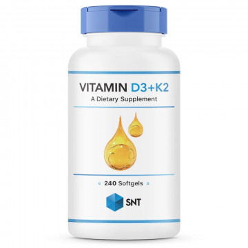Vitamin D3+K2 (витамин D, витамин K) 240 капсул SNT