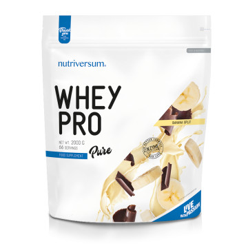 PURE WHEY Pro (сывороточный протеин)  2000 г Nutriversum