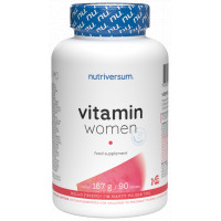 Multivitamin for women (мультивитамины, витамины, минералы) 60 таблеток Nutriversum