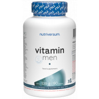 Multivitamin for men (мультивитамины, витамины, минералы) 90 таблеток Nutriversum