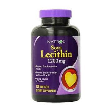 Soya Lecithin (Лецитин) 1200mg, 120 гелевыx капсул Natrol