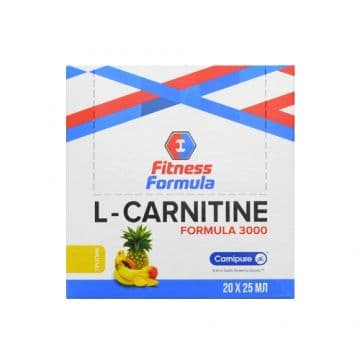 L-CARNITINE FORMULA 3000 20*25 мл FITNESS FORMULA