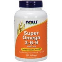 Super Omega 3-6-9 1200 mg 180 капсул NOW