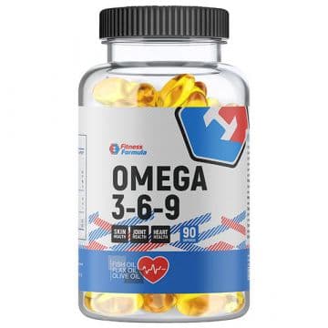 Omega 3-6-9 (омега, рыбий жир) 90 капсул Fitness Formula