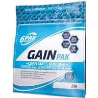 6PAK Gain PAK (20% WPC + Vitamins/Minerals), 3000 г 6Pak Nutrition