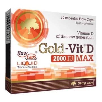 Gold-Vit D Max 30 капс. 2000UI (витамин D) Olimp