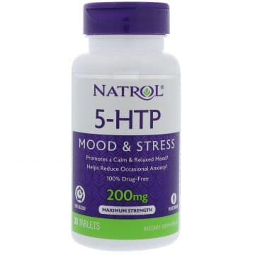 5-HTP 200 мг 30 табл. Time release Natrol