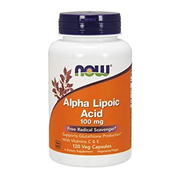 Alpha Lipoic Acid 100 мг (Альфа-липоевая кислота) 120 растительных капсул NOW Foods