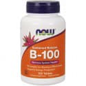 B-100 100 таблеток длительного высвобождения (витамины B) NOW Foods