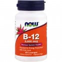B-12 5000 мкг + FOLIC (витамины B, фолиевая кислота) 60 табл. NOW Foods
