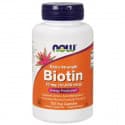 BIOTIN 10000 мкг (биотин, витамины B) 120 растительных капсул NOW Foods