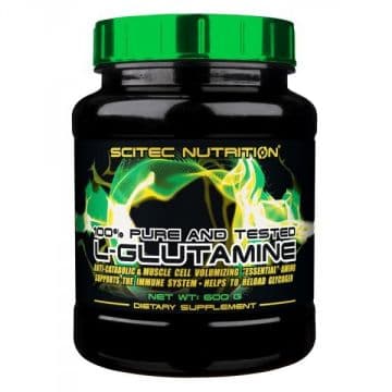 100% LGlutamine (Л-Глютамин) 300 грамм (50 порций-6000мг в порции) без вкуса