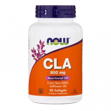 CLA 800 мг (конъюгированная линолевая кислота) 90 гелевых капсул NOW Foods