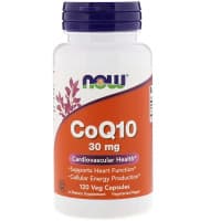 CoQ10 30 мг 120 вег. капс. NOW Foods