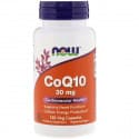 CoQ10 30 мг (коэнзим Q10, Ку10) 120 растительных капсул NOW Foods